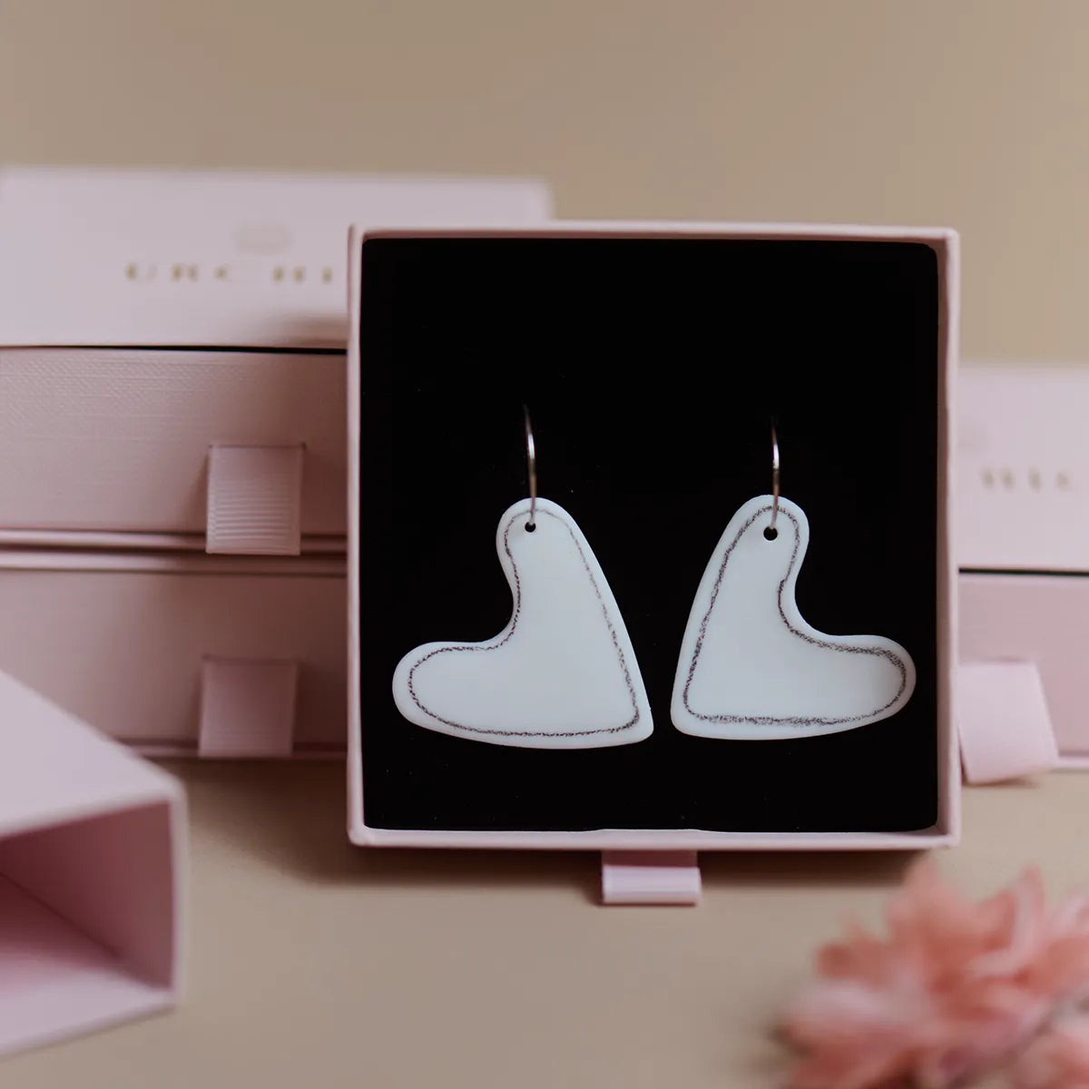 Porcelain Earrings - Valentines selection