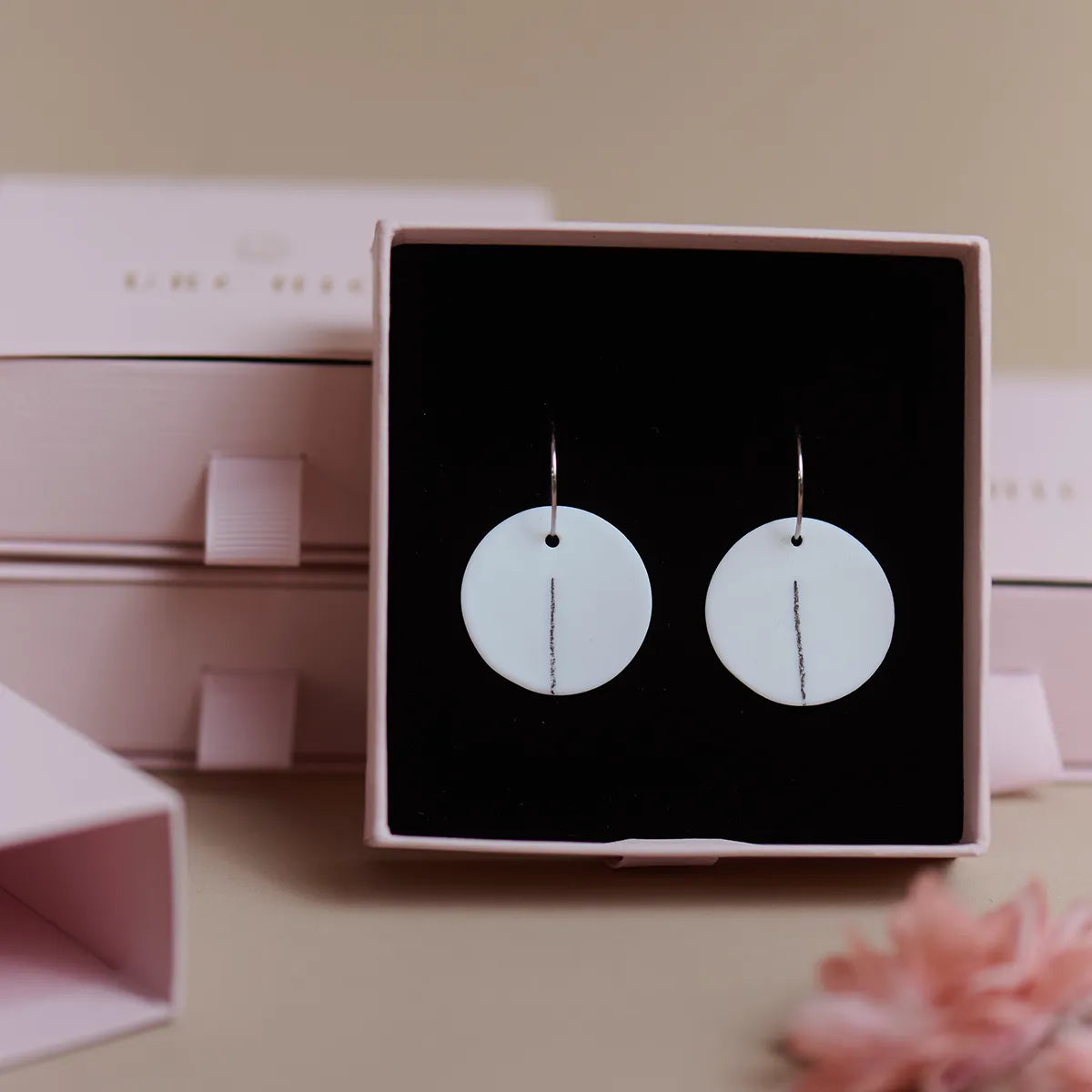 Porcelain Earrings - Ray