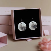 Porcelain Earrings - Dusty Sky