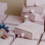 Porcelain Earrings - Double Leaves