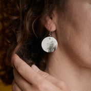 Porcelain Earrings - Dusty Sky