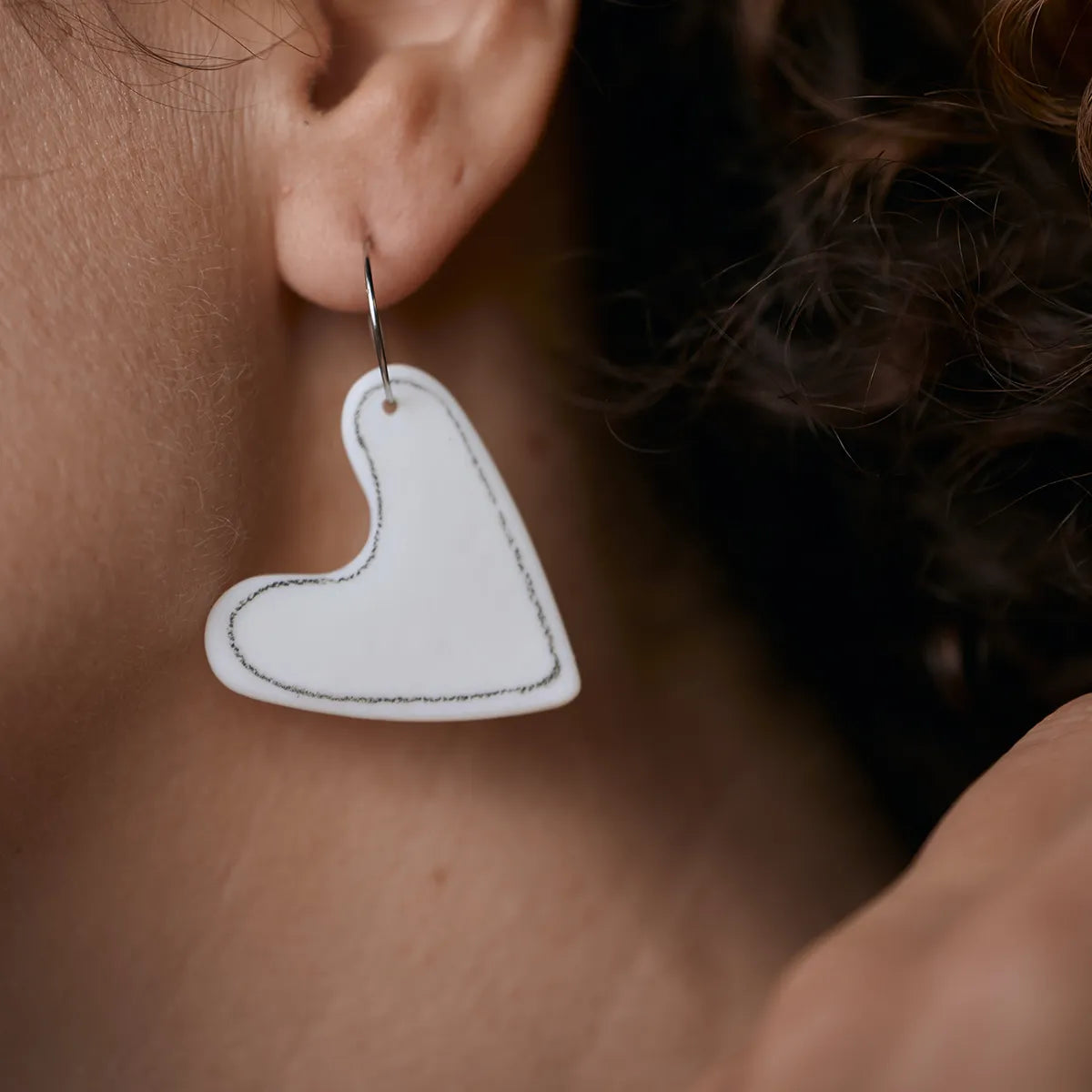 Porcelain Earrings - Valentines selection