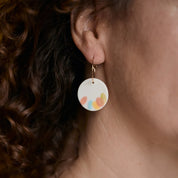 Porcelain Earrings - Summer Rainbow
