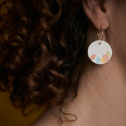 Porcelain Earrings - Summer Rainbow