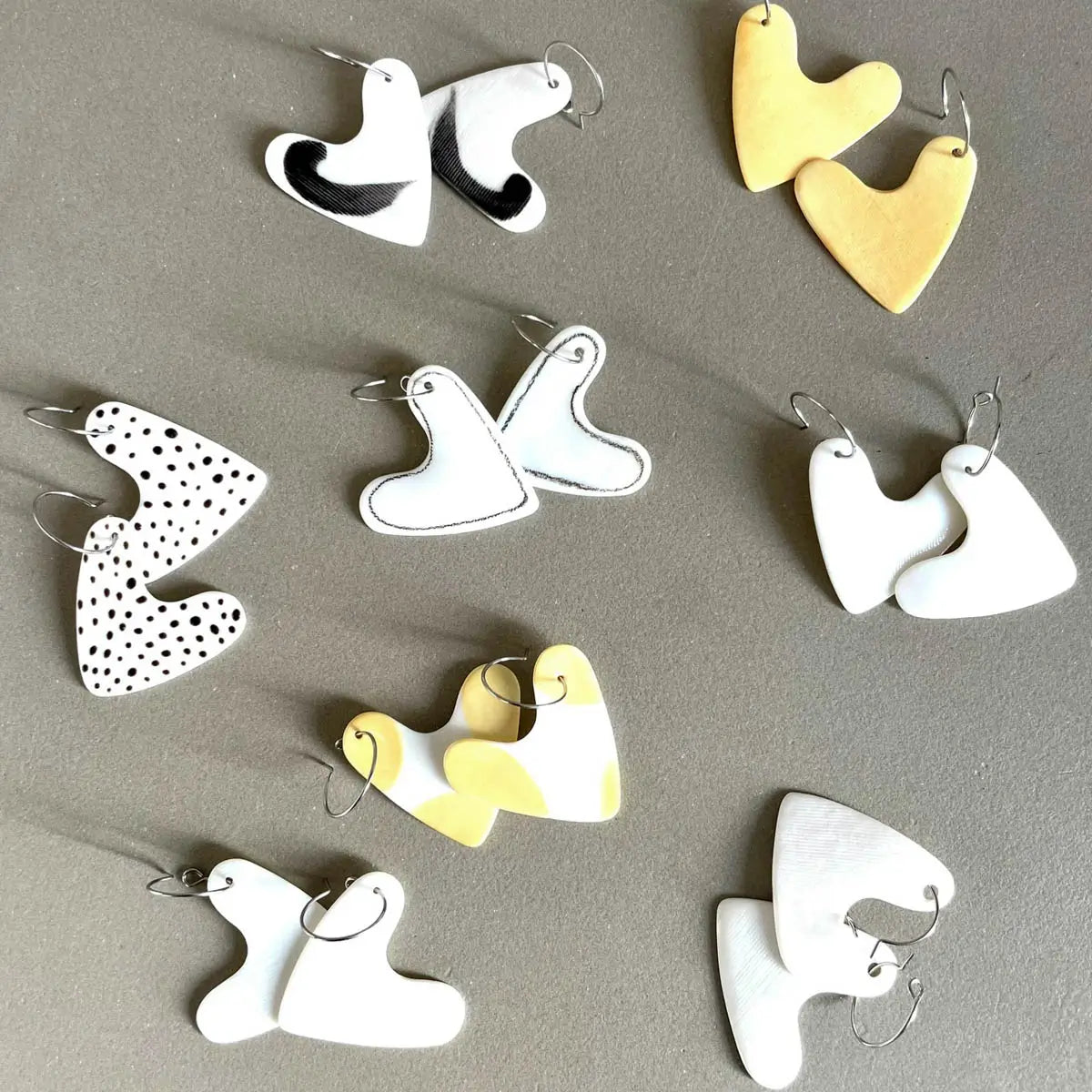 Porcelain Earrings - Valentines